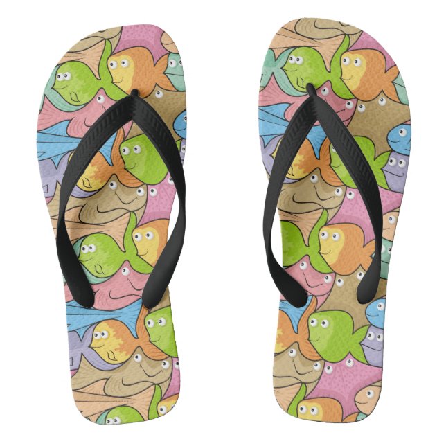Fishes cartoon jandals (Footbed)