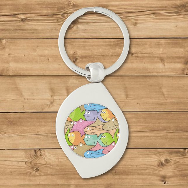 Fishes cartoon key ring (Creator Uploaded)