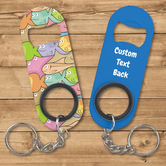 Fishes cartoon keychain bottle opener (Creator Uploaded)