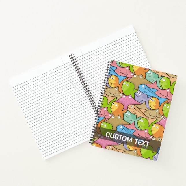 Fishes cartoon notebook (Inside)