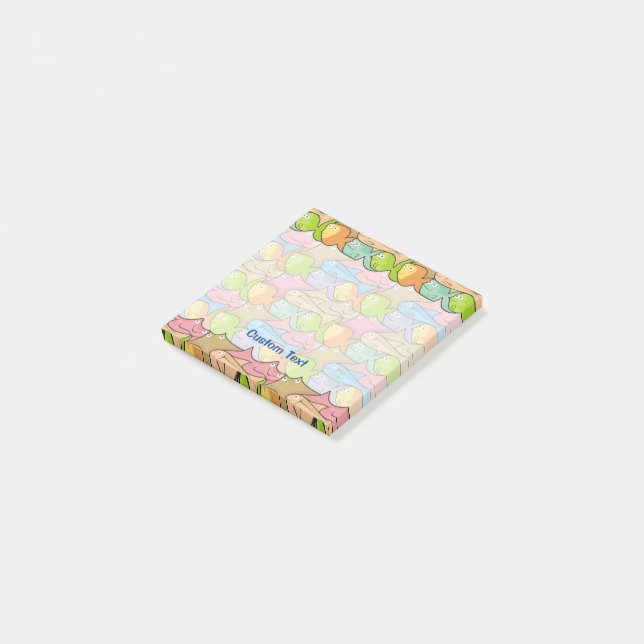 Fishes Cartoon Post-it Notes (Angled)