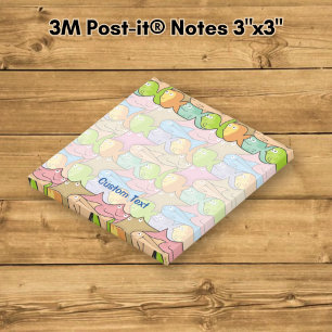 Fishes Cartoon Post-it Notes