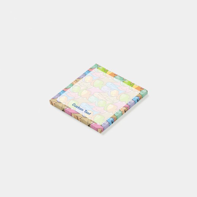 Fishes Cartoon Post-it Notes (Angled)