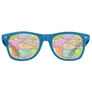 Fishes cartoon retro sunglasses