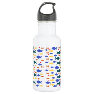 Fishes Custom Water Bottle