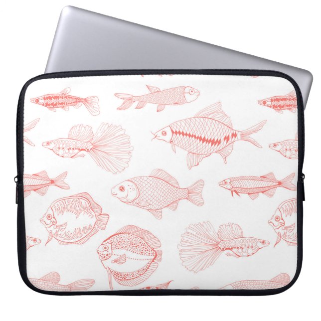 Fishes Laptop Sleeve (Front)