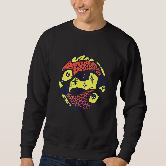 Fishes Pisces Astrology Sweatshirt (Front)
