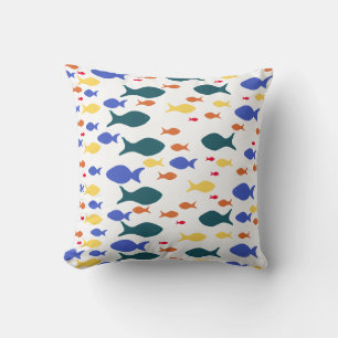 Fishes Throw Cushion