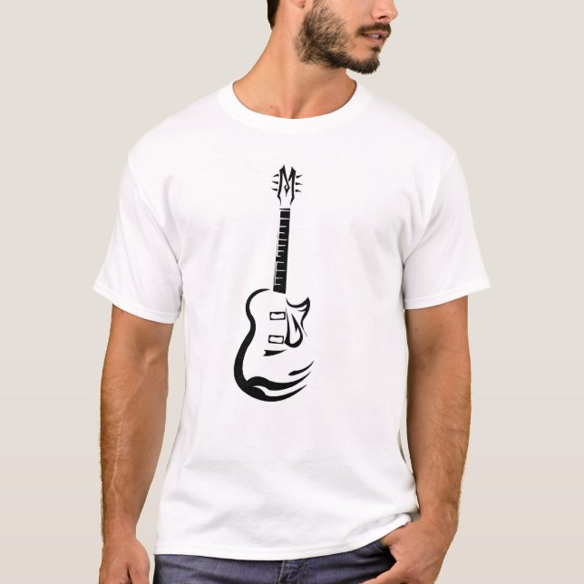 Fishhook Guitar T-Shirt (Front)