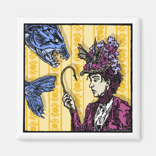 Fishhook - Pop Goth Nightmare Surreal Cartoon Magnet