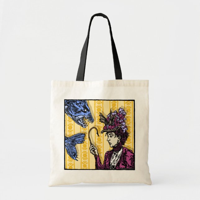Fishhook - Pop Goth Nightmare Surreal Tote Bag (Front)