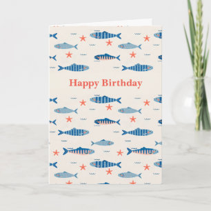 Fishies Happy Birthday Card