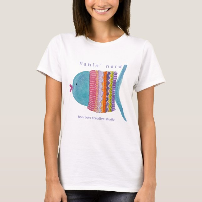 Fishin' Nerd Tee (Front)