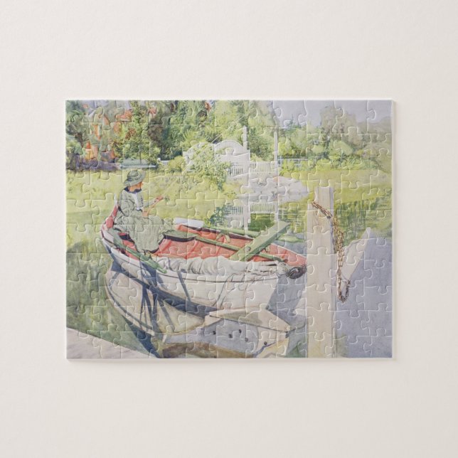 Fishing, 1909 jigsaw puzzle (Horizontal)