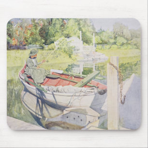 Fishing, 1909 mouse pad