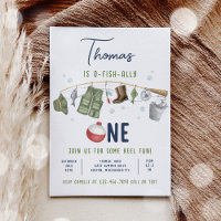  Fishing 1st Birthday O-Fish-Ally One Birthday