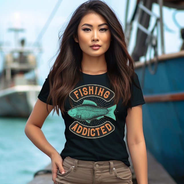 Fishing Addicted T-Shirt (Creator Uploaded)