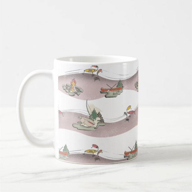 Fishing Adventure Coffee Mug (Left)