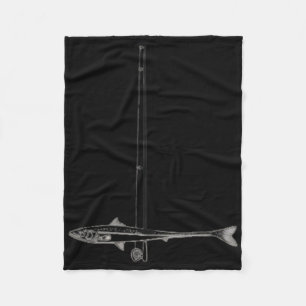 Fishing American Flag B Fish Men Women Fisher Fish Fleece Blanket