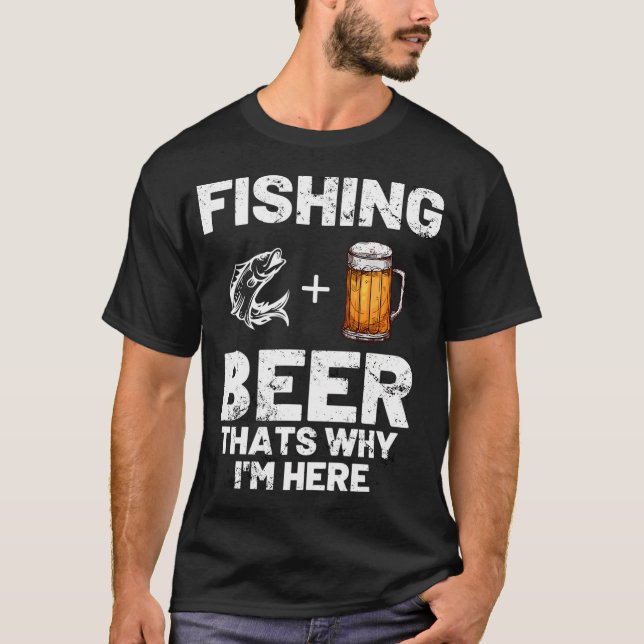 Fishing and beer T-Shirt (Front)
