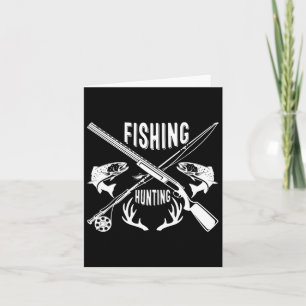 Fishing And Hunting Funny Father's Day Gift  Card