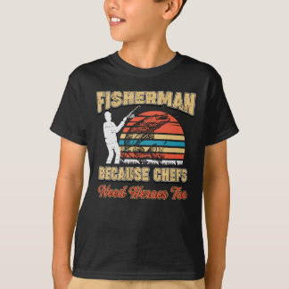 Fishing, Angler, Freshwater, Fishing Rod T-Shirt