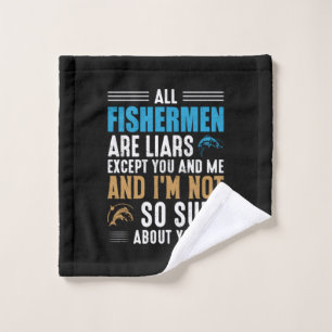 Fishing Art All Fisherman Wash Cloth