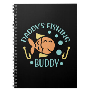 Fishing Art Daddy Fishing Friends Notebook