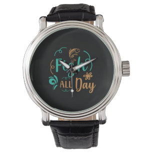 Fishing Art Fish All Day Watch