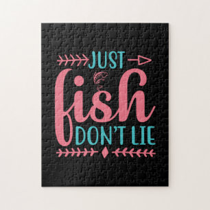 Fishing Art Just Fish Jigsaw Puzzle