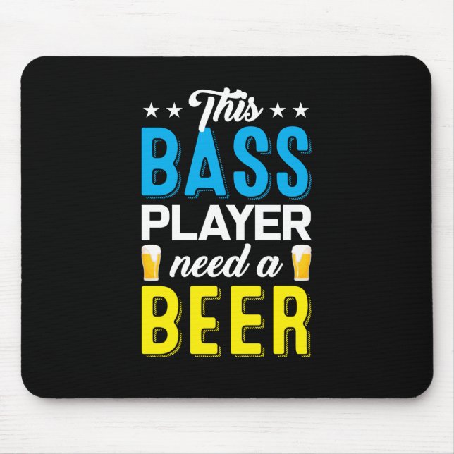 Fishing Art This Fisher Need A Beer Mouse Pad (Front)