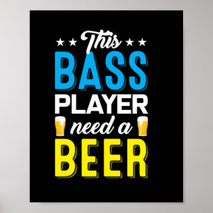 Fishing Art This Fisher Need A Beer Poster