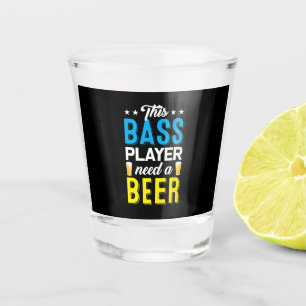 Fishing Art This Fisher Need A Beer Shot Glass