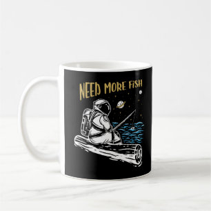 Fishing Astronaut Coffee Mug