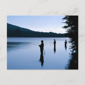 Fishing at Daybreak Postcard