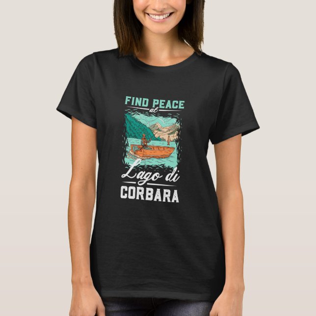 Fishing at Lago di Corbara T-Shirt (Front)