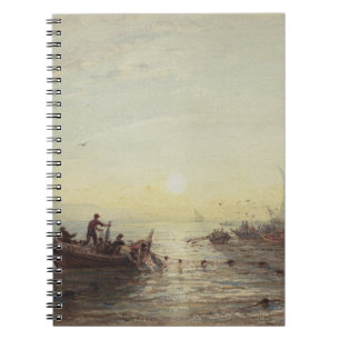 Fishing at Sunrise off the Coast near Marseilles Notebook