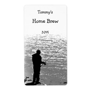 Fishing at the Lake Beer Label