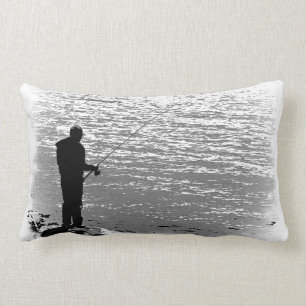 Fishing at the Lake Lumbar Cushion