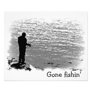 Fishing at the Lake Photo Print