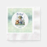 Fishing Baby and Teddy Bear | Baby Shower