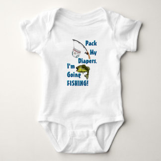 FISHING! baby Baby Bodysuit