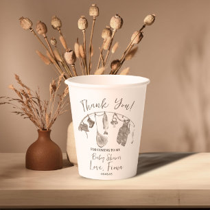 Fishing baby shower Reel excited Paper Cups