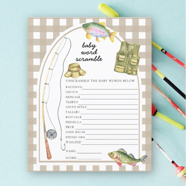 Fishing - Baby Word Scramble Game (Creator Uploaded)