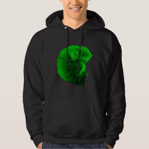 Fishing Betta Fish Half Moon Betta Fighting Aquari Hoodie