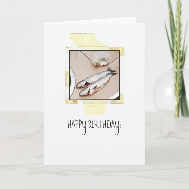 Fishing Birthday Card (Front)