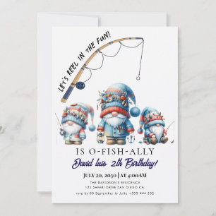 fishing  Birthday Invitation