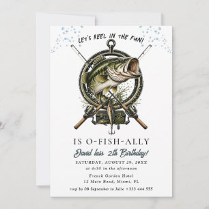 fishing Birthday Invitation
