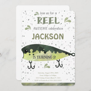 Fishing Birthday Invitation