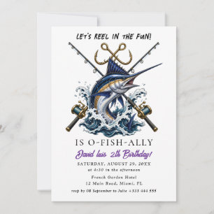 fishing Birthday Invitation